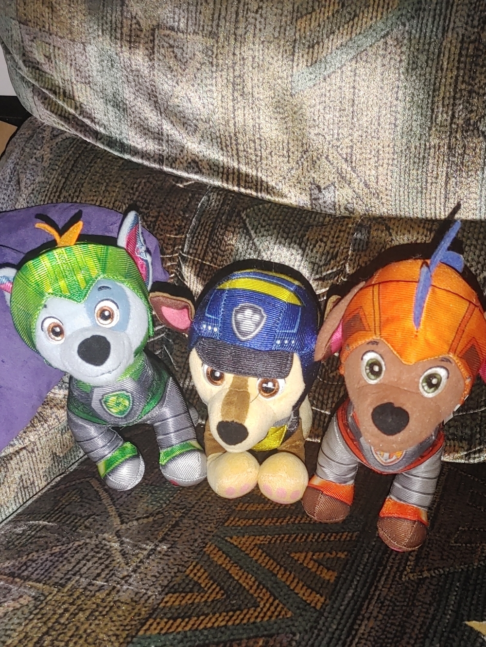Paw Patrol Plush Set – Green, Blue & Orange Rescue Pups